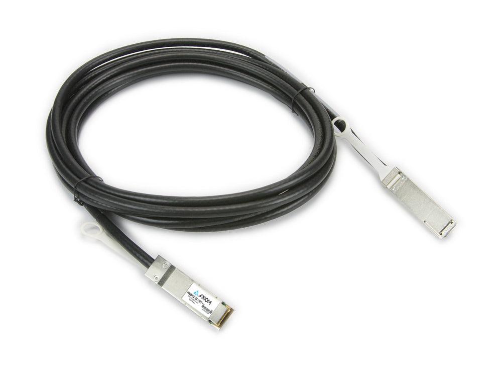 AXIOM, Axiom 332-1365-Ax Câble fibre optique 0.5 M Qsfp+ 4X Sfp+ Noir