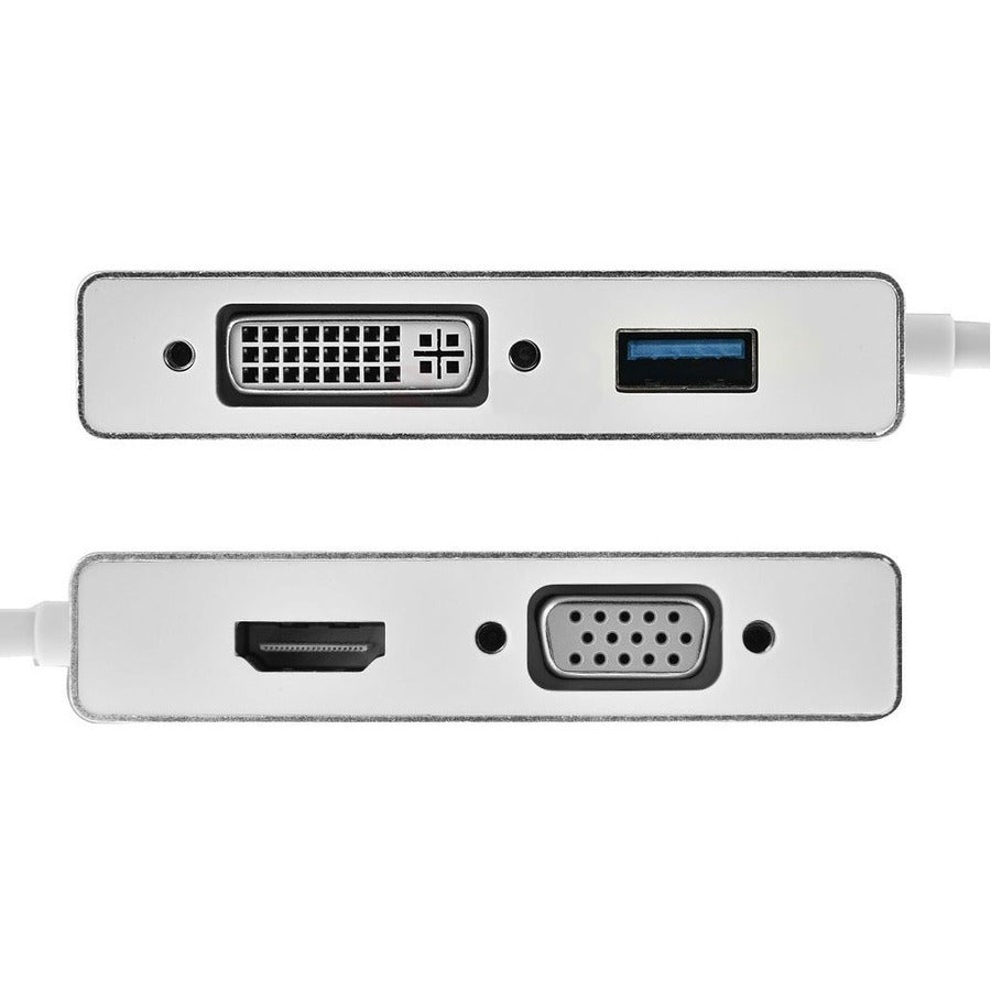 Axiome, Axiom 4N1Usbchvdu-Ax Adaptateur Graphique Usb 3840 X 2160 Pixels Blanc