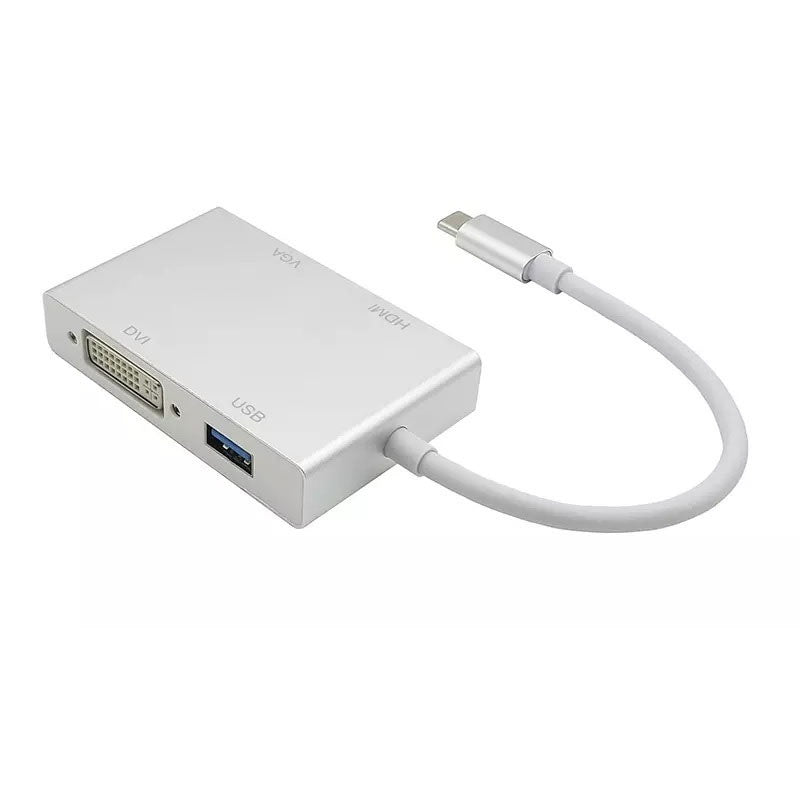 Axiome, Axiom 4N1Usbchvdu-Ax Adaptateur Graphique Usb 3840 X 2160 Pixels Blanc