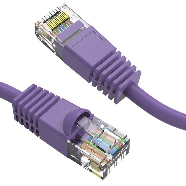 Axiome, Axiom 6Ft Cat6 550Mhz Patch Cable Molded Boot (Purple)