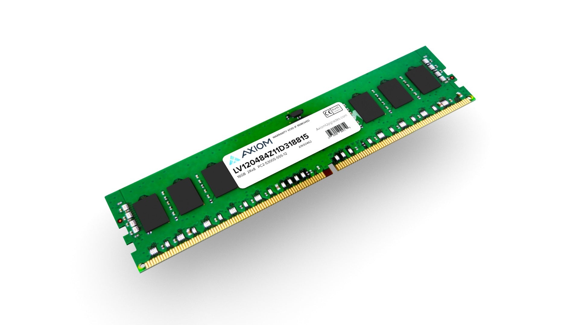 AXIOM, Axiom Aa783421-Ax Module de mémoire 16 Gb Ddr4 3200 Mhz Ecc