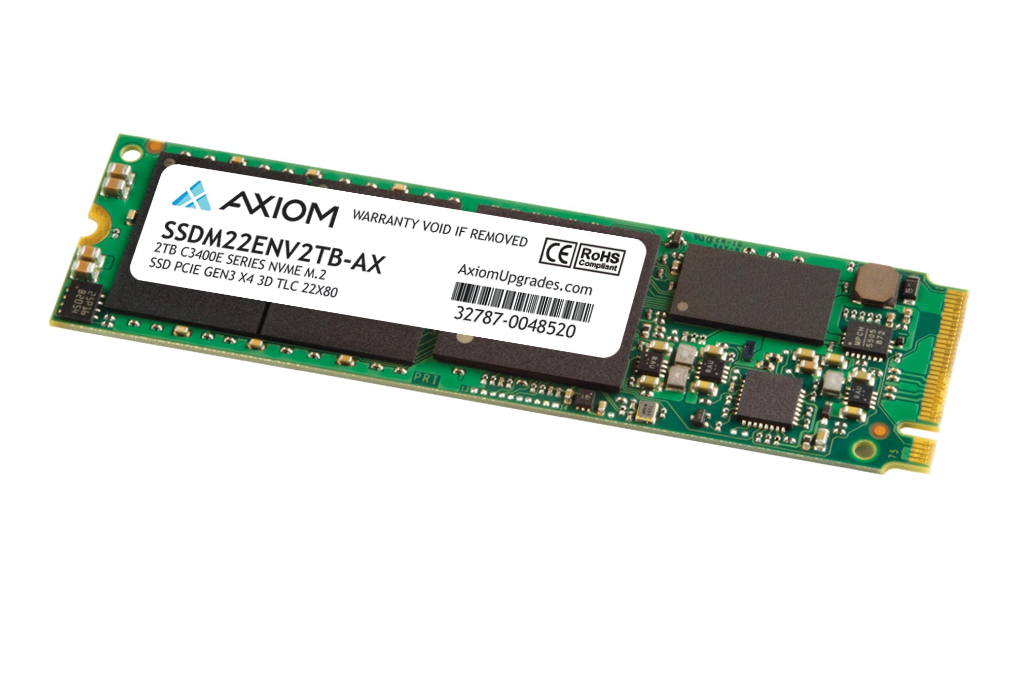 AXIOM, Axiom Axg99553 Internal Solid State Drive M.2 500 Gb Pci Express 3.0 3D Tlc Nvme