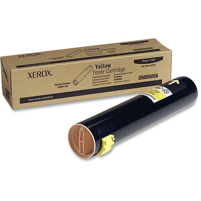 XEROX, Cartouche de toner jaune, Phaser 7760, 106R01162