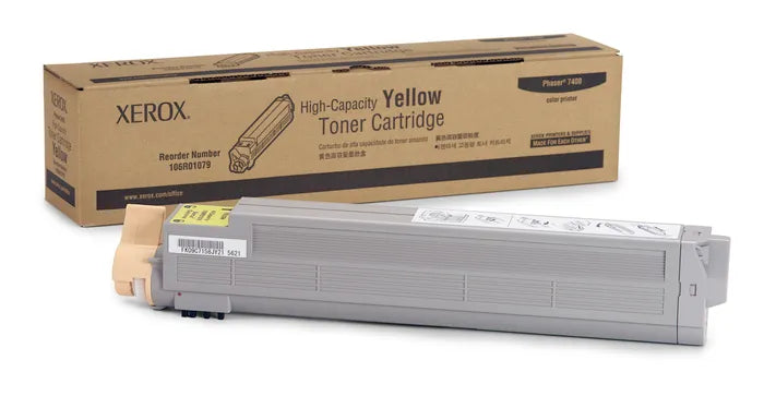 XEROX, Cartouche de toner jaune haute capacité, Phaser 7400, 106R01079