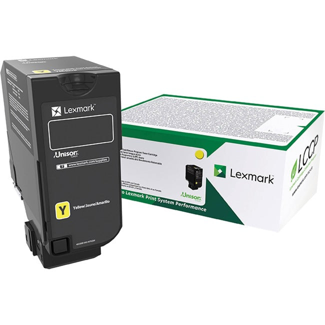 LEXMARK - FOURNITURES BPD, Cartouche de toner jaune, programme de retour à haut rendement