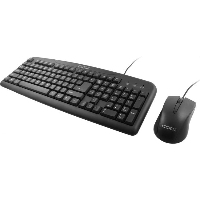 CODI, Combinaison clavier/souris filaire,Combinaison clavier/souris Usb-A