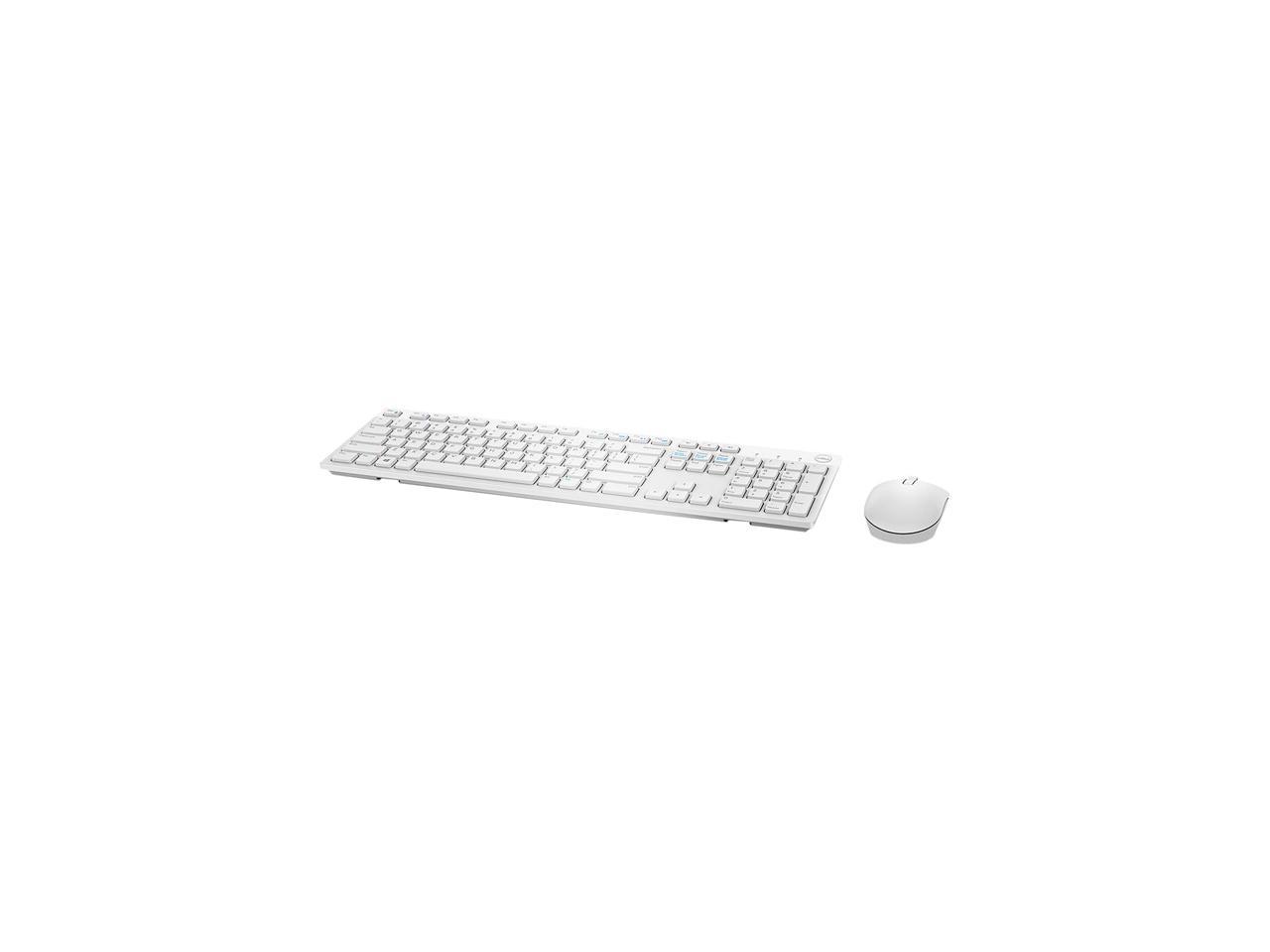 DELL - IMSOURCING, Dell Km636 580-Advo White Usb Rf Wireless Standard Keyboard & Mouse (clavier et souris sans fil)