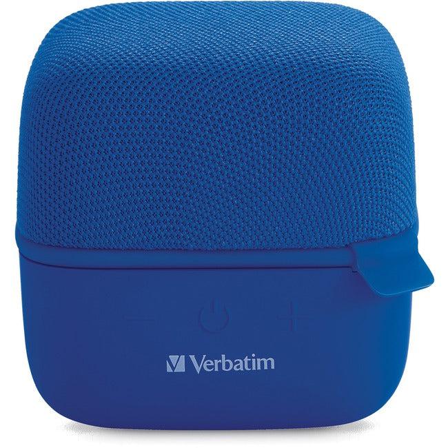 VERBATIM AMERICAS LLC, Enceinte sans fil Bluetooth Cube Bleu