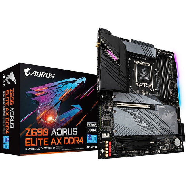 GIGABYTE, Gigabyte Z690 A Elite Ax Ddr4 - 1.0 - Carte mère - Atx - Lga1700 Socket - Z690