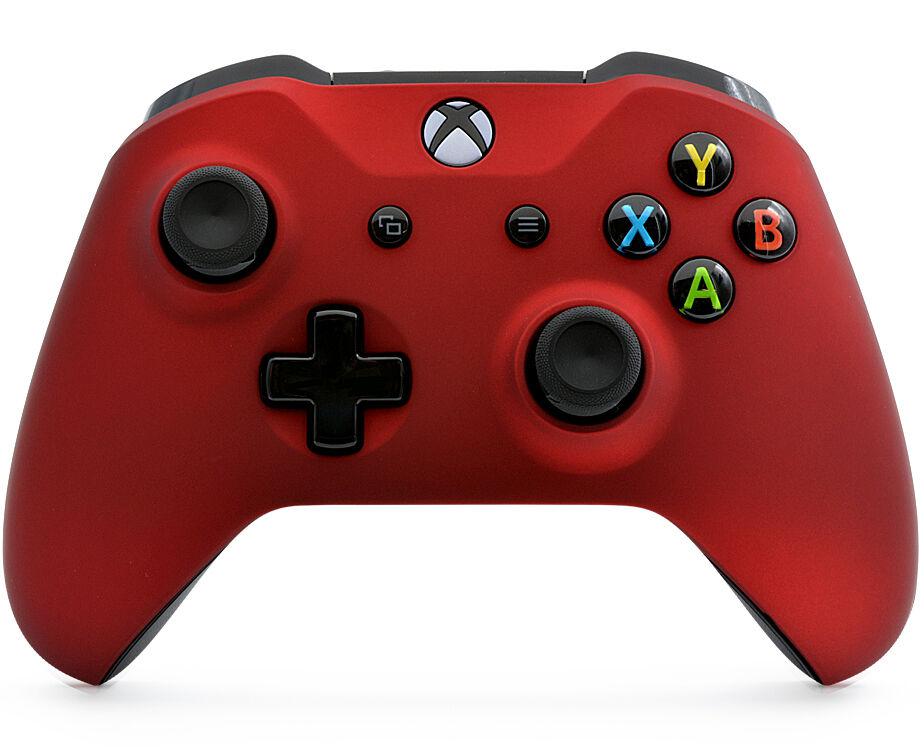 TeciSoft, Manette sans fil Xbox - Rouge | Soft Touch | Meilleure prise en main pour le jeu