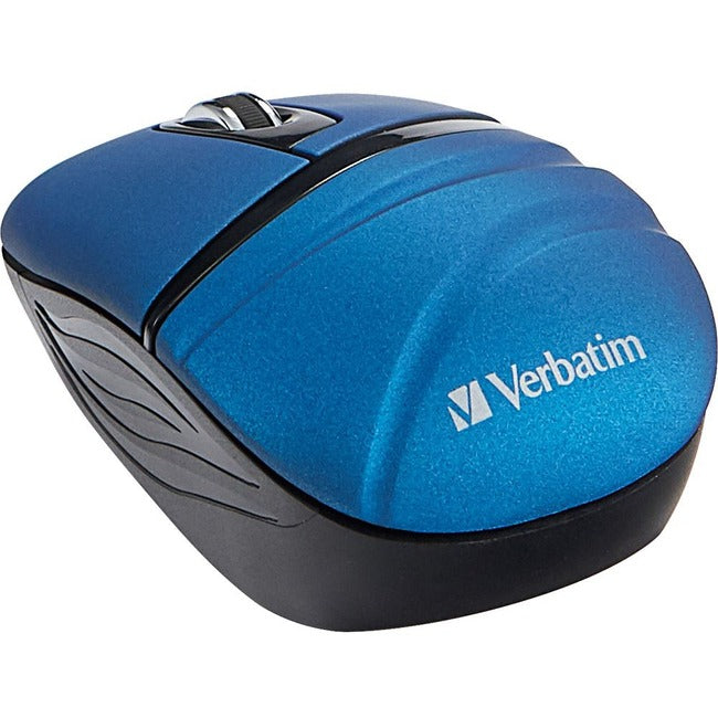 VERBATIM AMERICAS LLC, Mini souris de voyage sans fil, série Commuter - Bleu