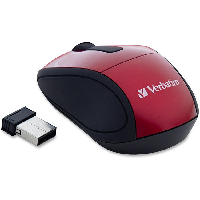 VERBATIM AMERICAS LLC, Mini souris sans fil rouge