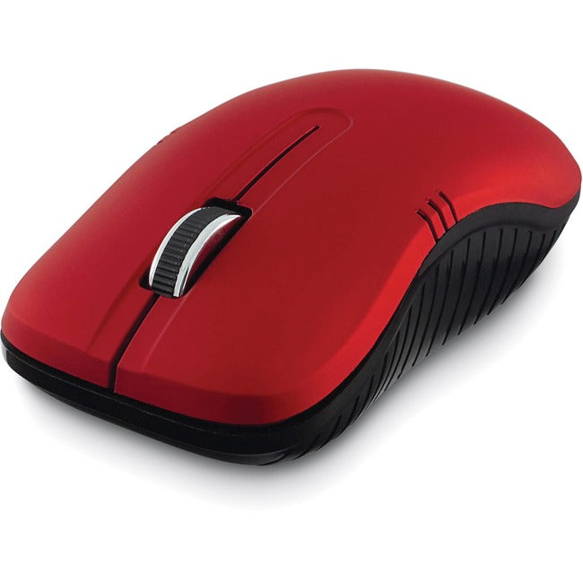 VERBATIM AMERICAS LLC, Souris optique sans fil pour ordinateur portable, série Commuter - rouge mat