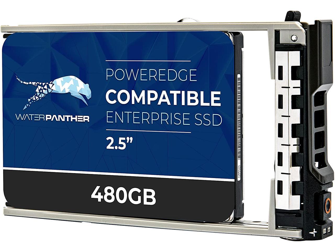 Panthère d'eau, Wp 480Gb Sas 12Gb/S 2.5" Ssd For Dell Poweredge Servers | Enterprise Solid State Drive In 13G Tray