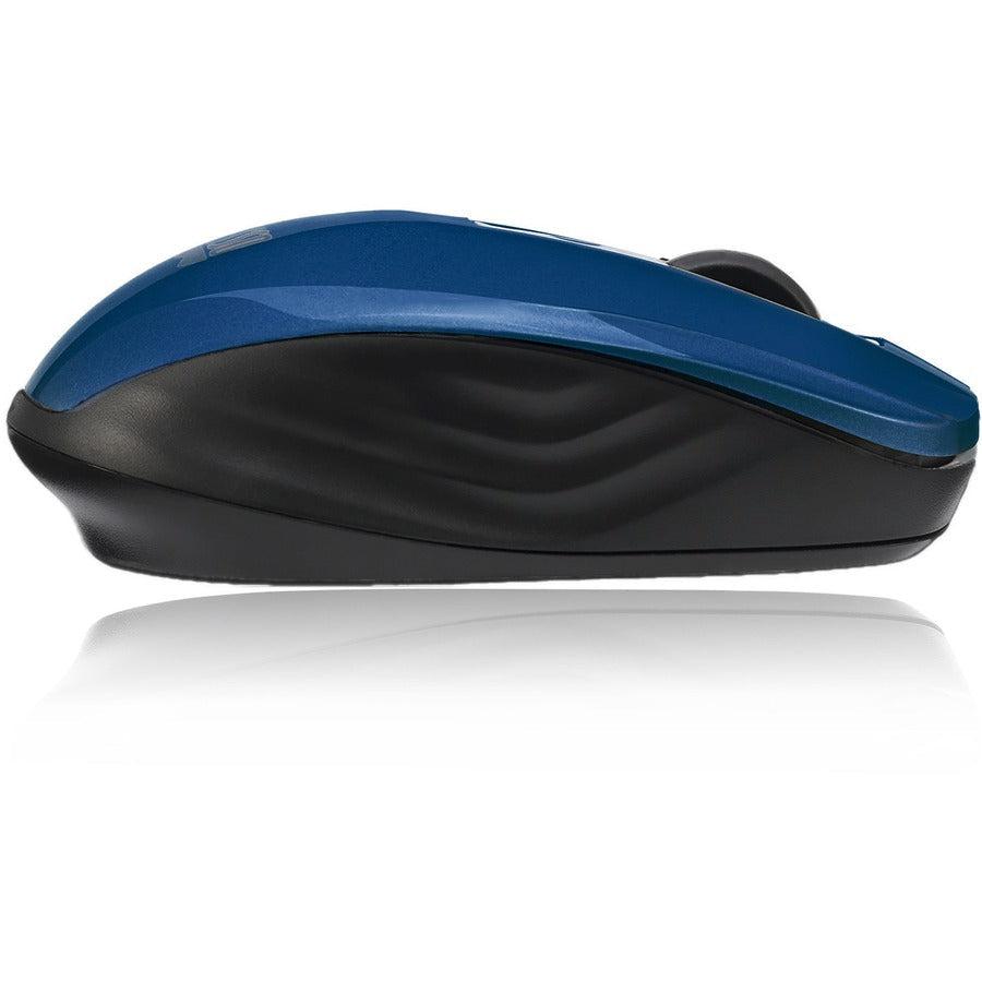 ADESSO, Wrls Optical Wheel Mouse Blue,Capteur optique Nano Receiver