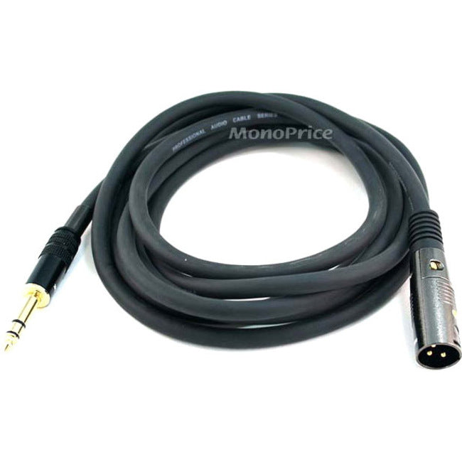 MONOPRICE, INC., Xlr M Vers 1/4Inch Trs M 16Awg Cable10Ft