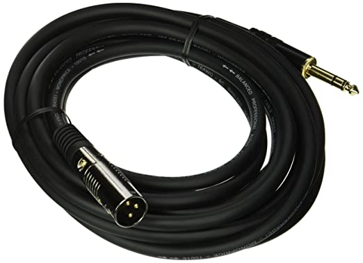 MONOPRICE, INC., Xlr M Vers 1/4Inch Trs M 16Awg Cable15Ft