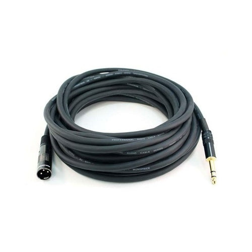 MONOPRICE, INC., Xlr M à 1/4Inch Trs M Cable 35Ft