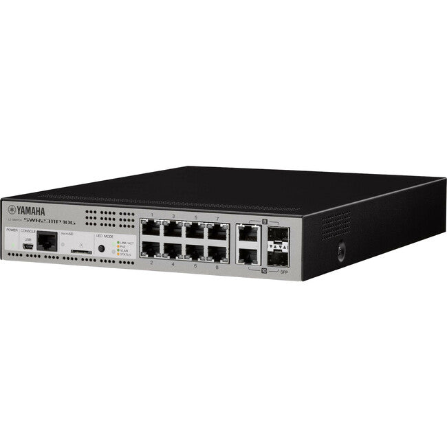 YAMAHA UNIFIED COMMUNICATIONS,, Yamaha 10 Port Powered Network Switch