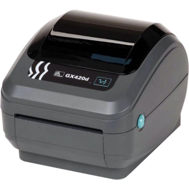 Zebra Technologies Corporation, Zebra Gx420D Desktop Direct Thermal Printer - Monochrome - Impression d'étiquettes - Usb - Serial - Parallel - Us